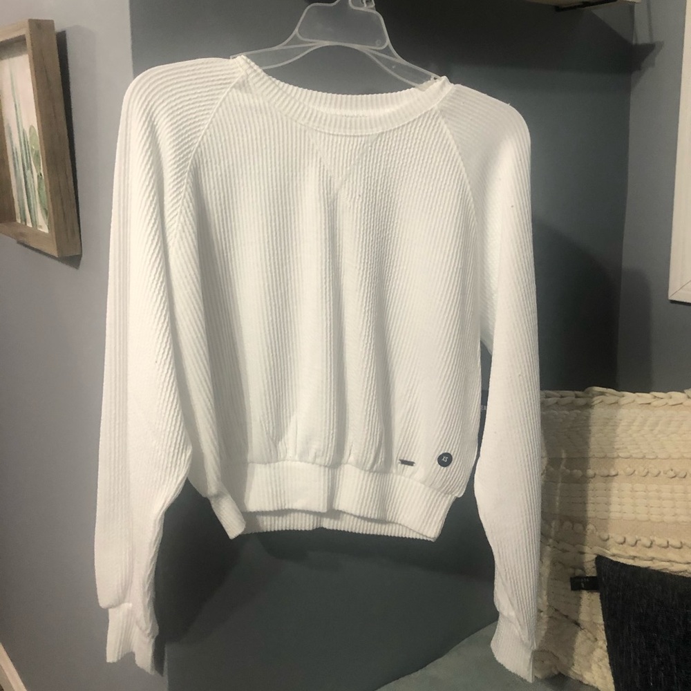 Brand new white long sleeve hollister shirt